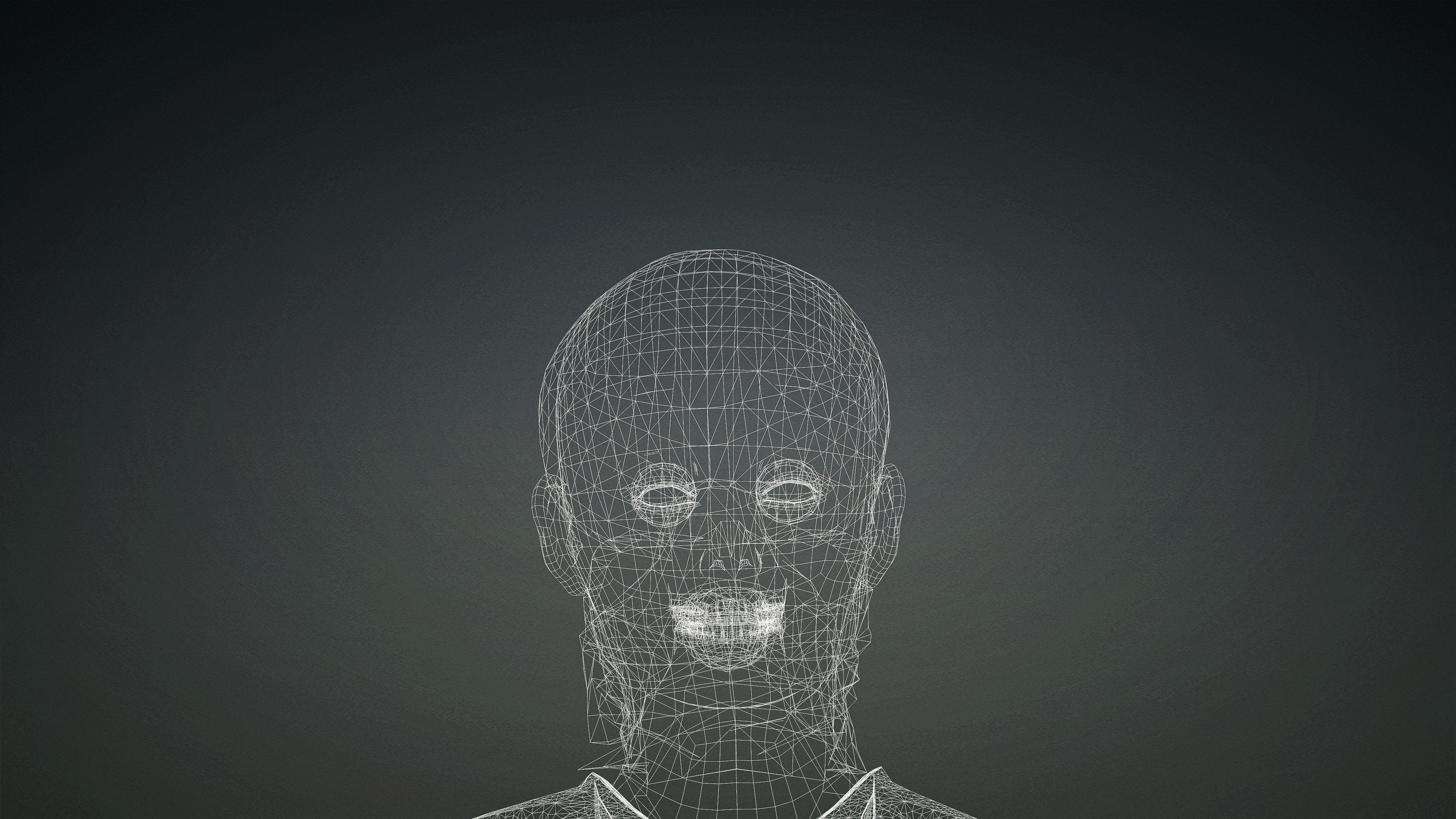 High Quality Realistic Female Military Cargo Low-poly 3D model_22