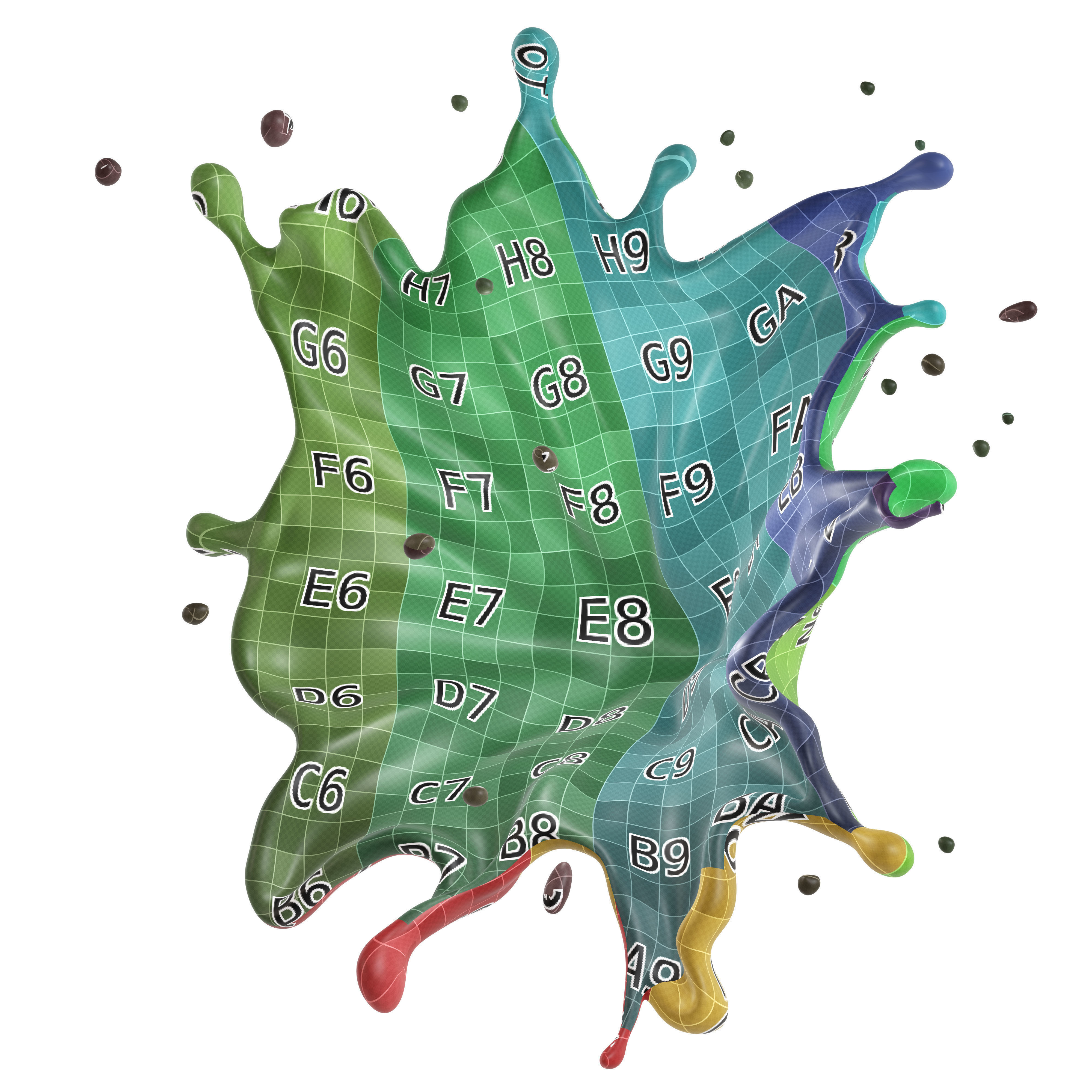 Milk Splash liquid 10 3D model_7