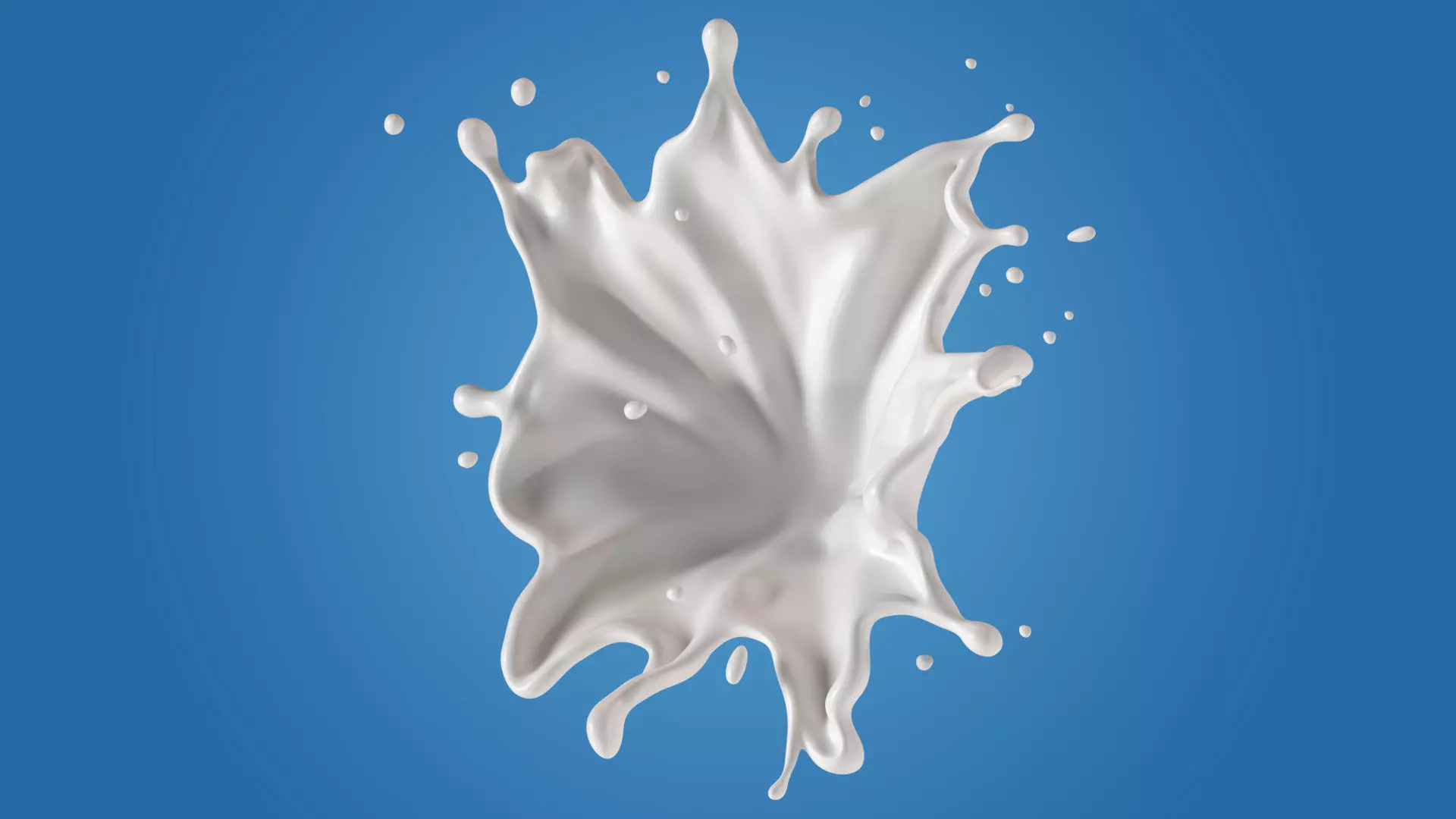 Milk Splash liquid 10 3D model_0