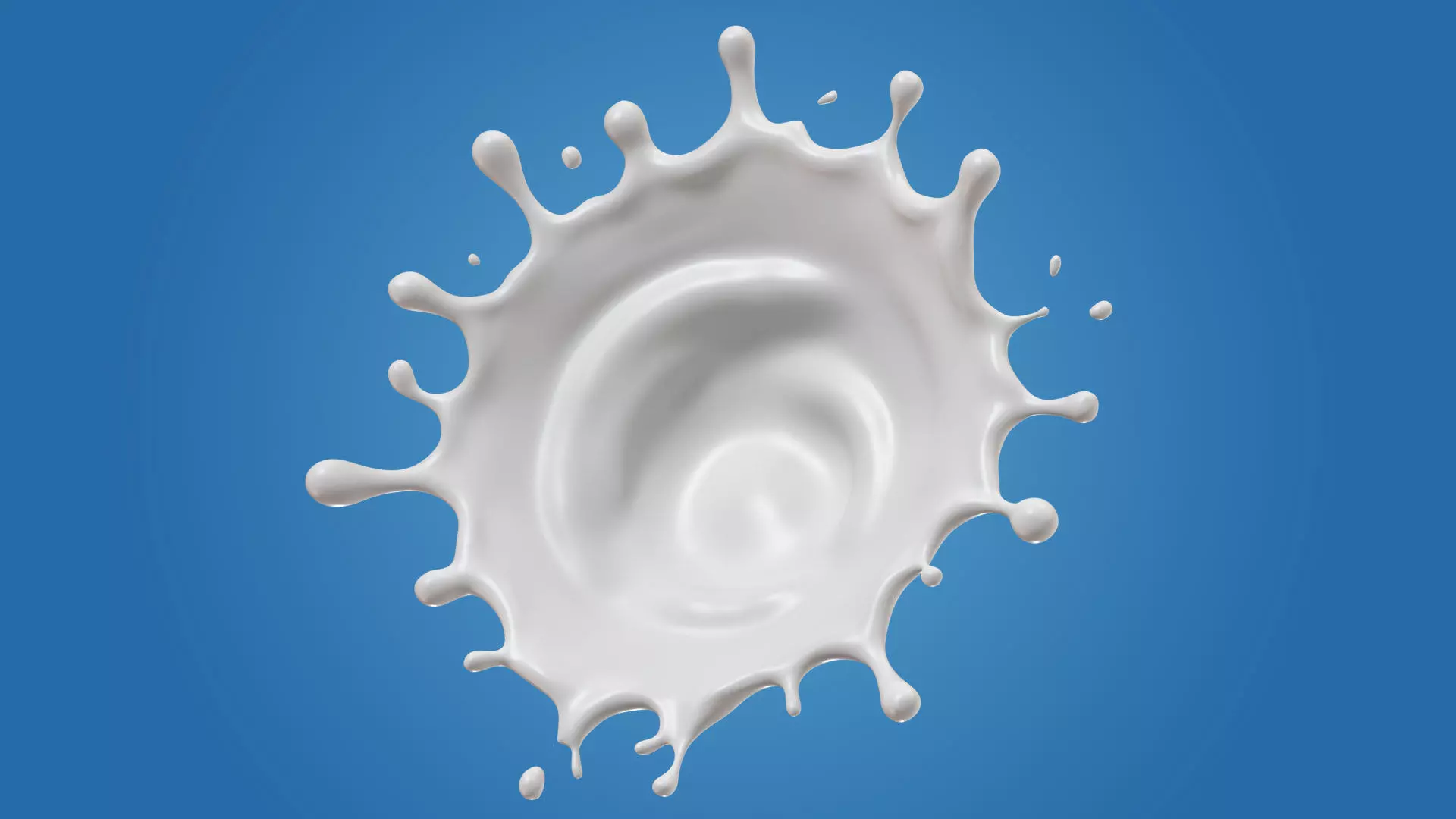 Milk Splash liquid 11 3D model_0