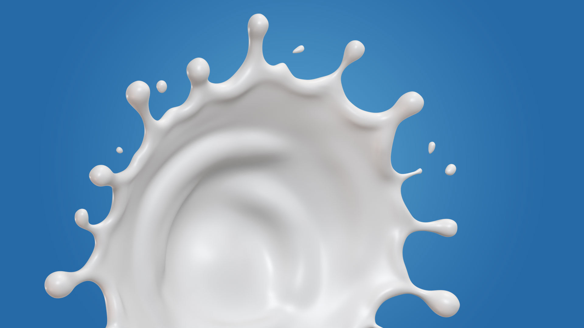 Milk Splash liquid 11 3D model_4