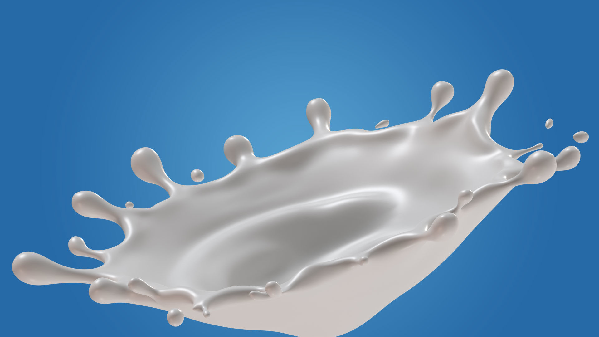 Milk Splash liquid 11 3D model_1