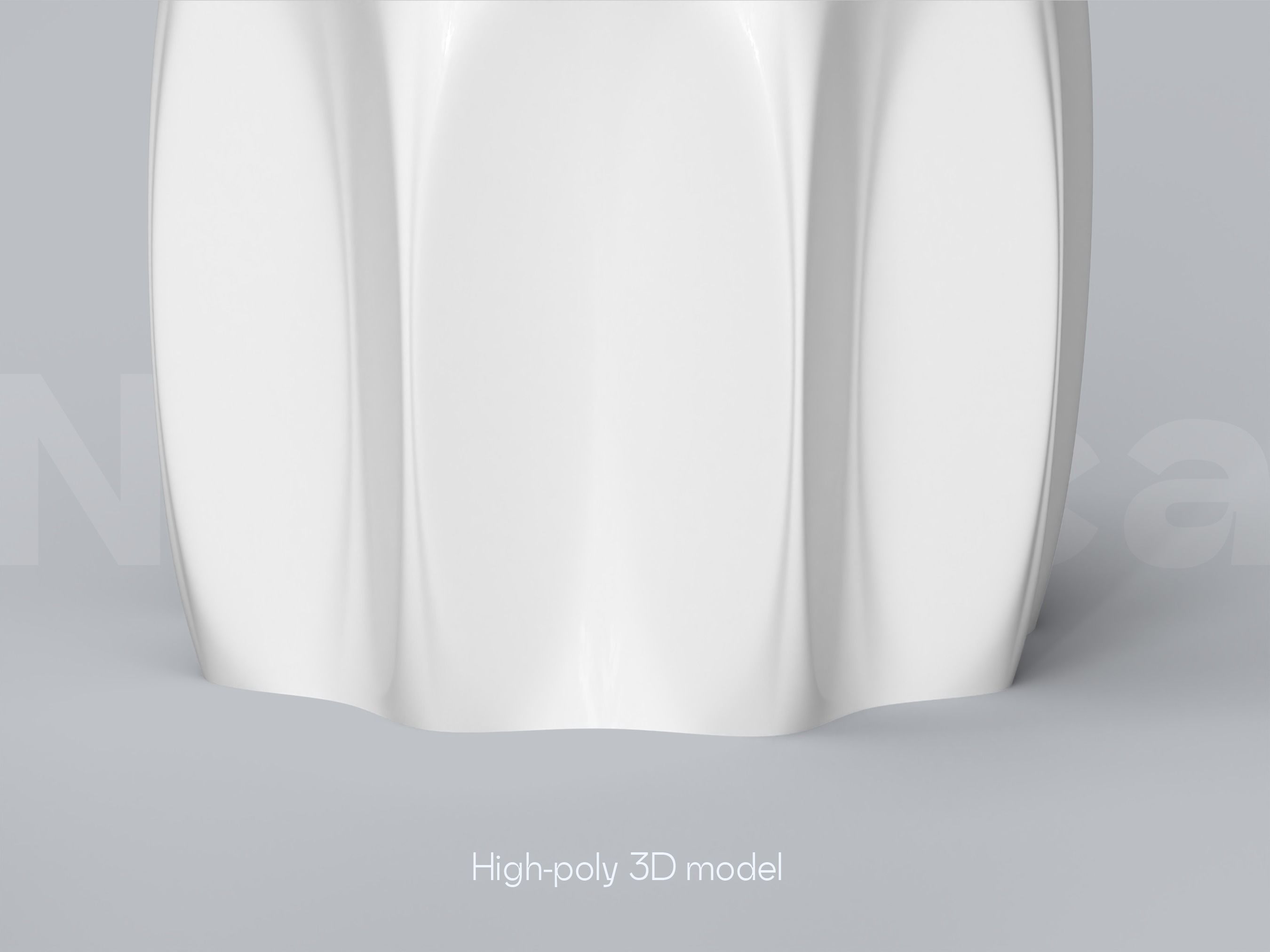 Plant Pot STL 3D Print File Set for Planters and big Plant Pots 3D print model_12