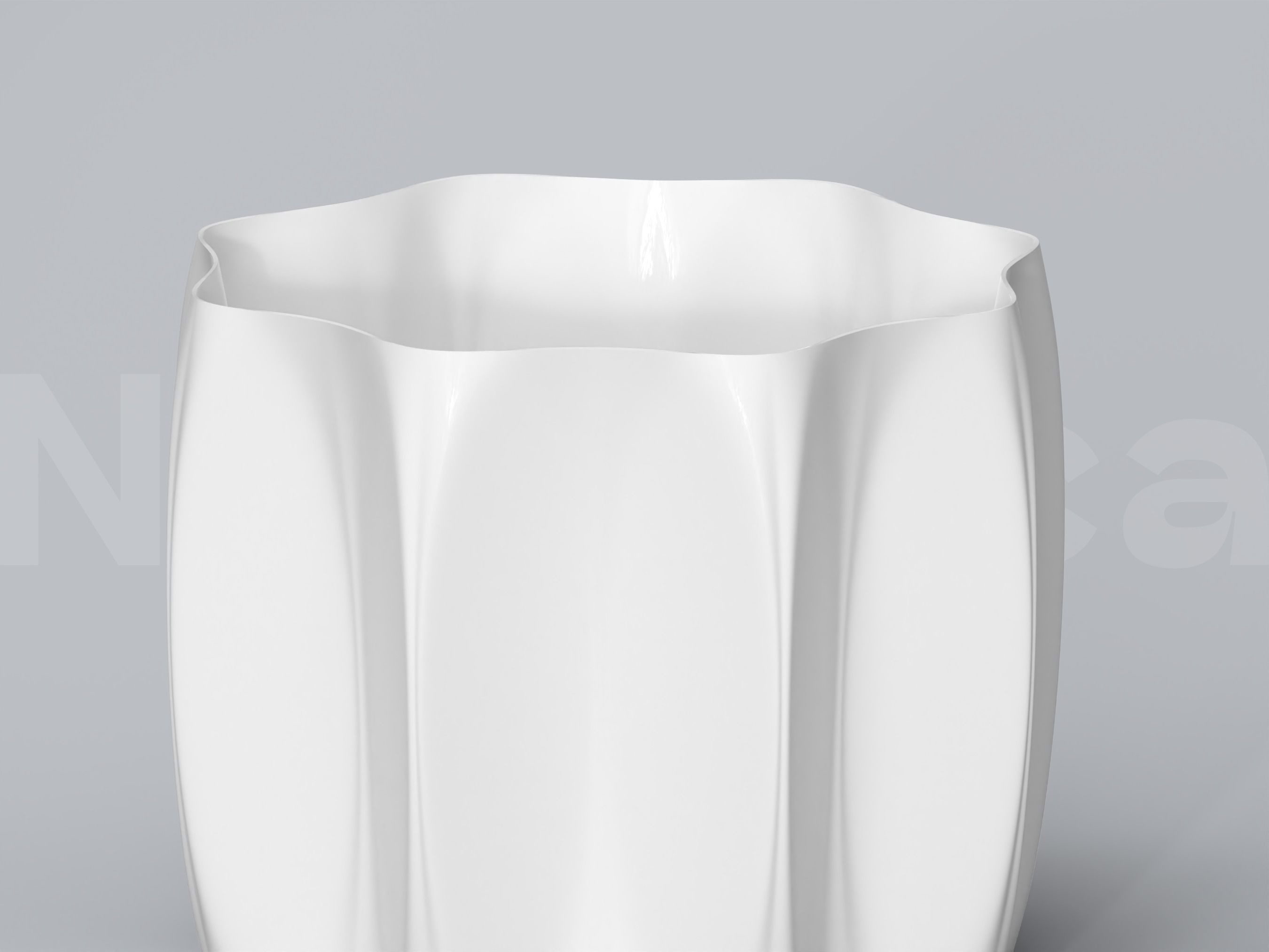 Plant Pot STL 3D Print File Set for Planters and big Plant Pots 3D print model_7