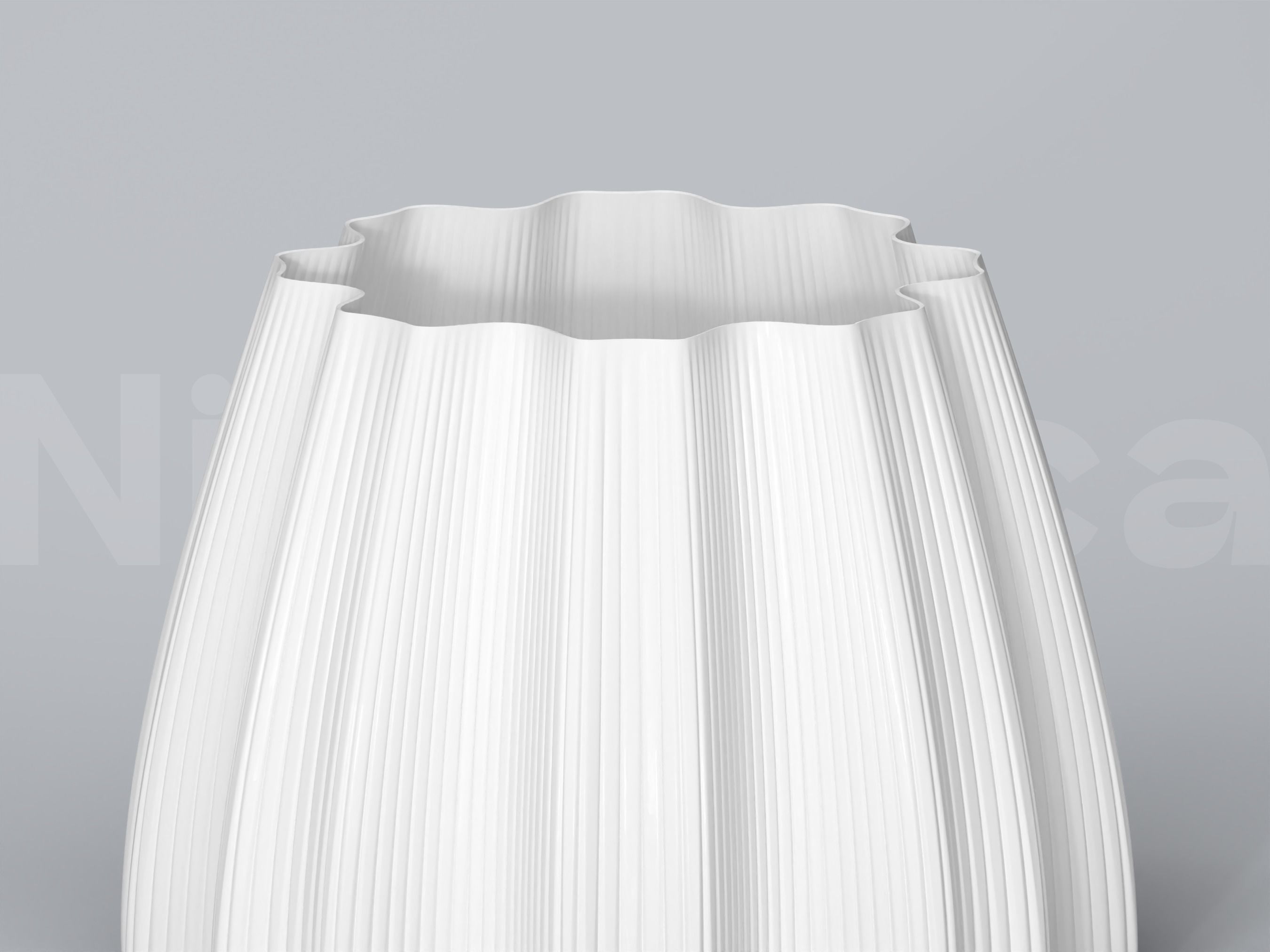 Plant Pot STL 3D Print File Set for Planters and big Plant Pots 3D print model_10