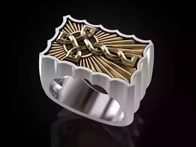 Men cross ring