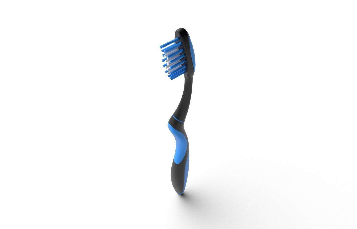 Toothbrush M01 Low-poly 3D model_2