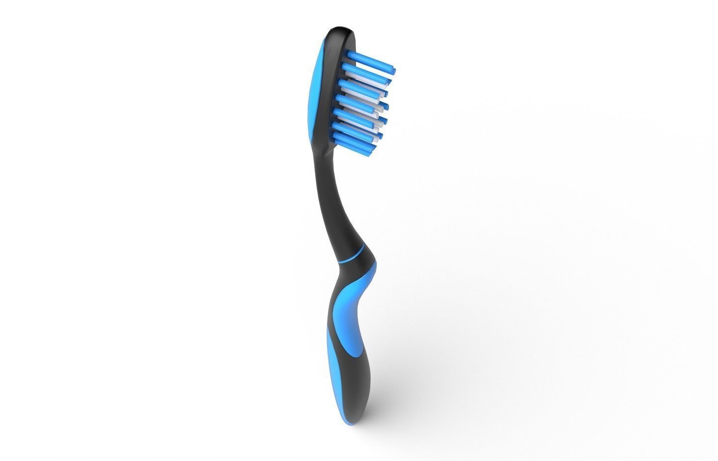 Toothbrush M01 Low-poly 3D model_6