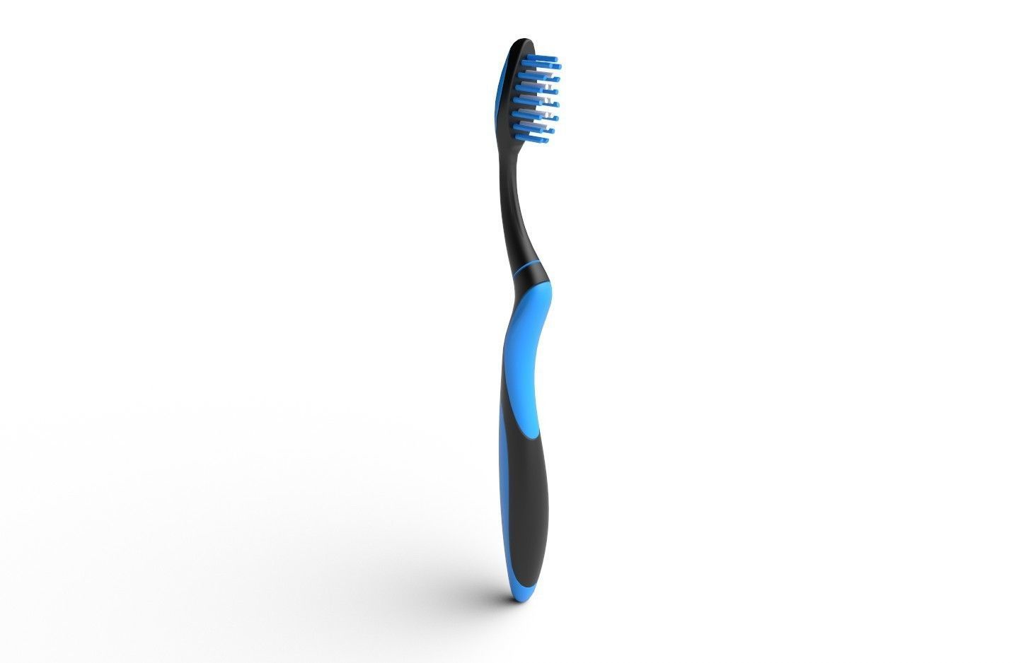 Toothbrush M01 Low-poly 3D model_1