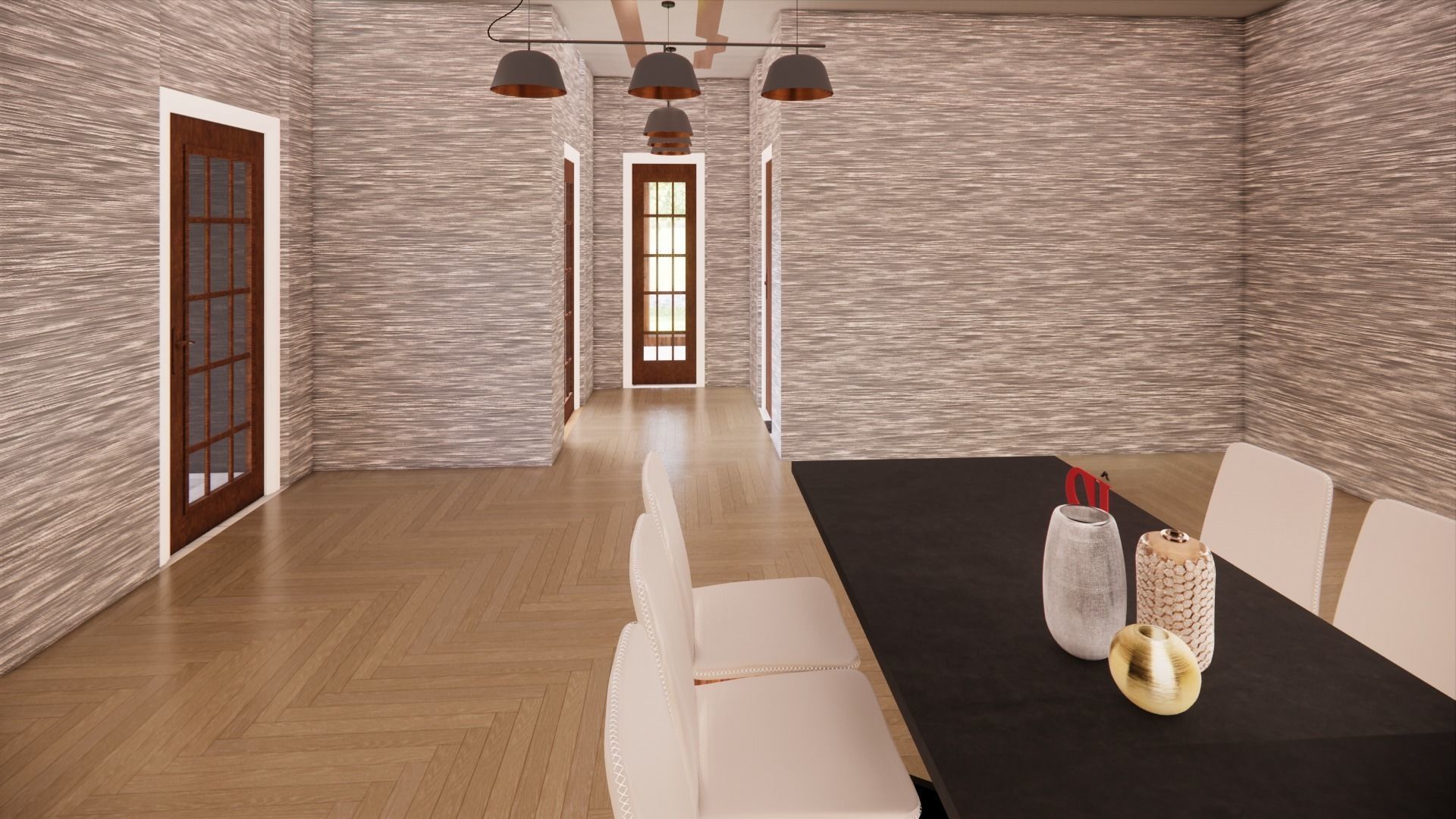 5 1 Villa with Large Lawn and Trees 3D model_13