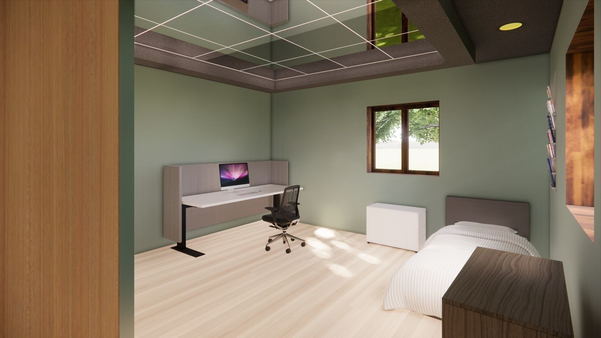 5 1 Villa with Large Lawn and Trees 3D model_4