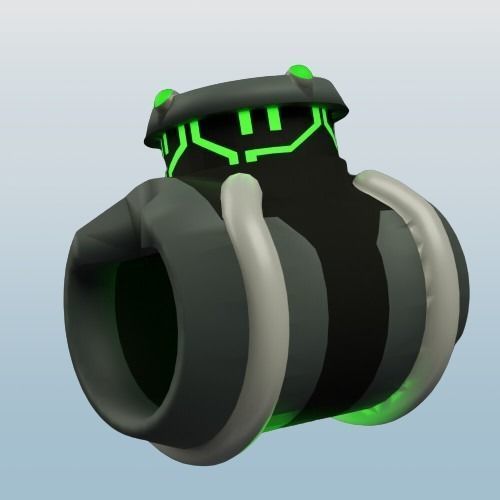 Omnitrix from Ben 10 Low-poly 3D model_5