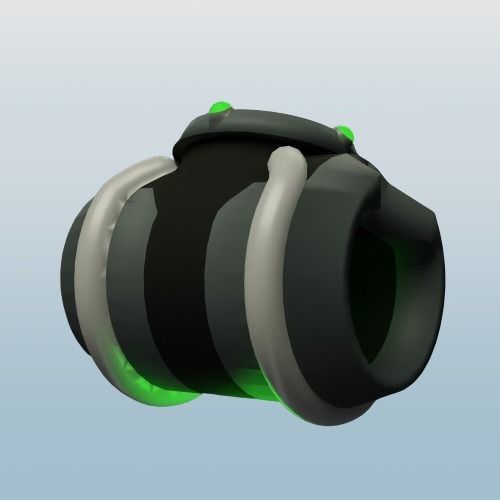 Omnitrix from Ben 10 Low-poly 3D model_4