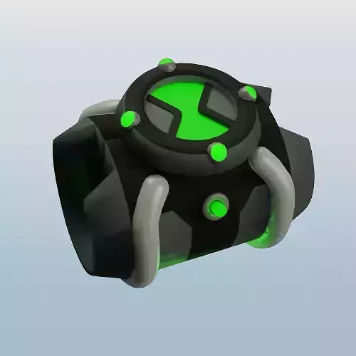 Omnitrix from Ben 10 Low-poly 3D model