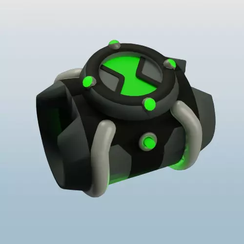 Omnitrix from Ben 10 Low-poly 3D model_0