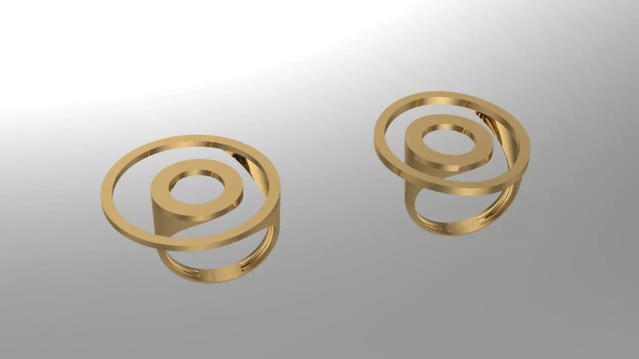 simple free ring Free 3D print model
