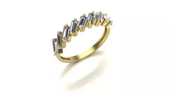 Women ring 3dm stl 3d print model 