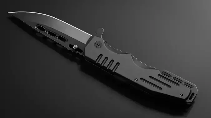 Pocket Knife -  Game Ready Low-poly 3D model
