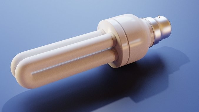 CFL fluorescent bulb for FREE Free low-poly 3D model