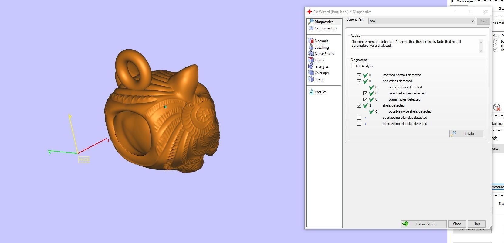 Leopard pendant printable  3D print model_3
