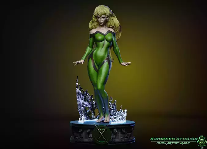 Marvel Comics Meggan 3D print model