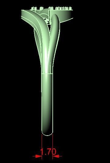 women ring  3D print model_7