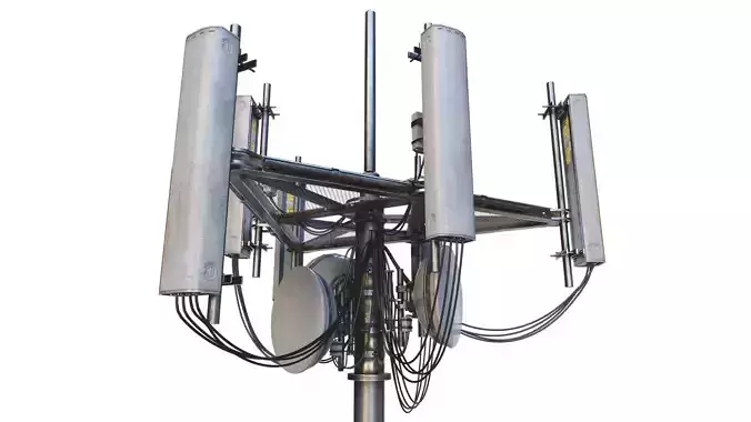 MODULAR CELL TOWER EQUIPMENT Low-poly 3D model