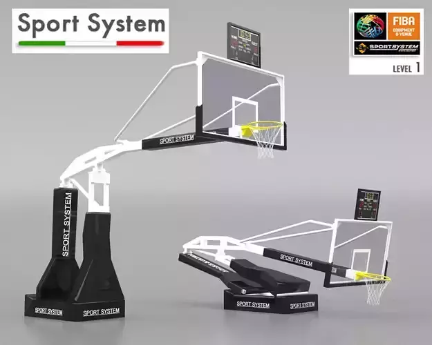 Portable basketball stand