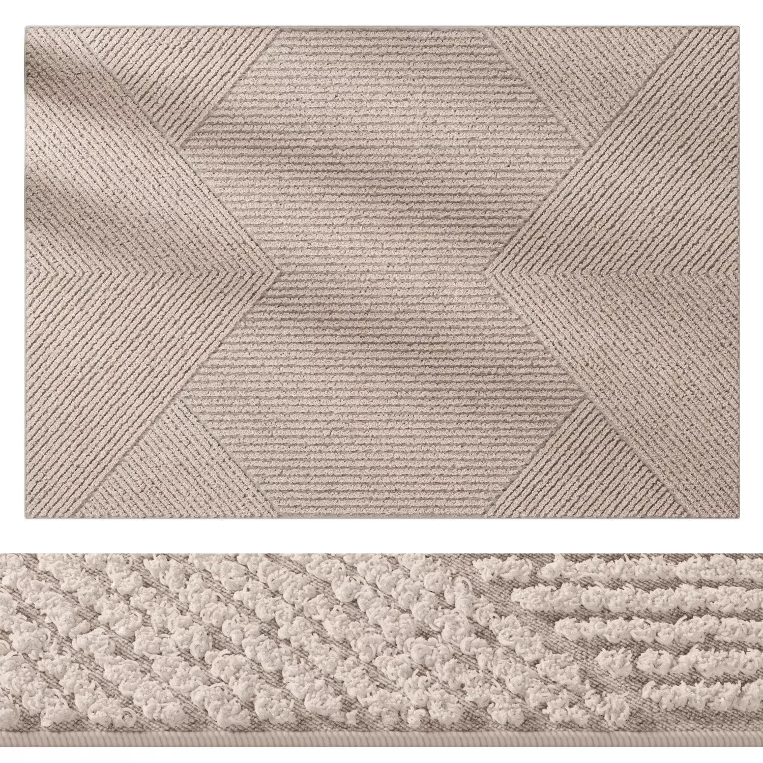 Elm Rug 3 colors 3D model_0