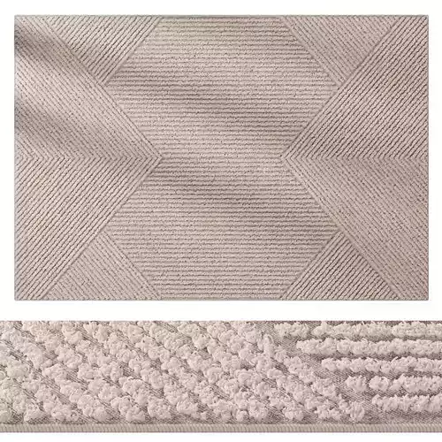 Elm Rug 3 colors 3D model Elm Rug 3 colors 3D model