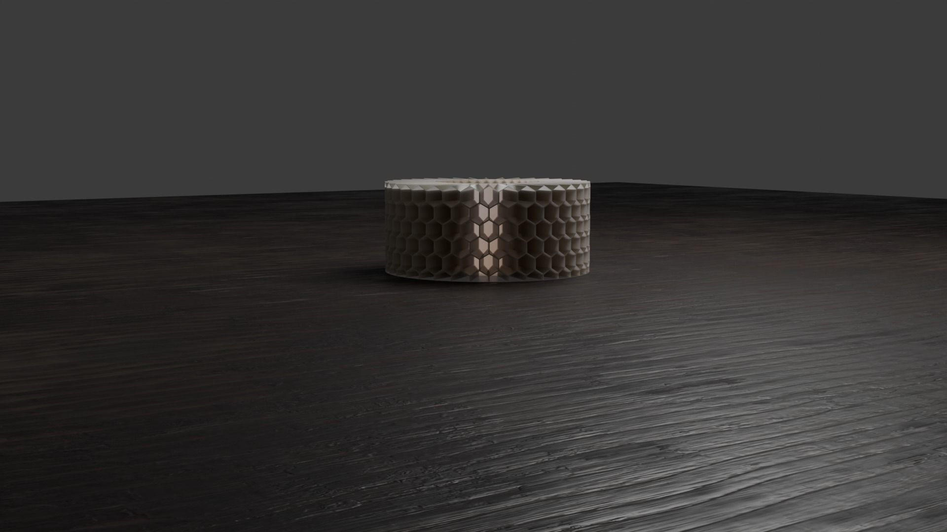 HoneyComb Vase 3D print model_2