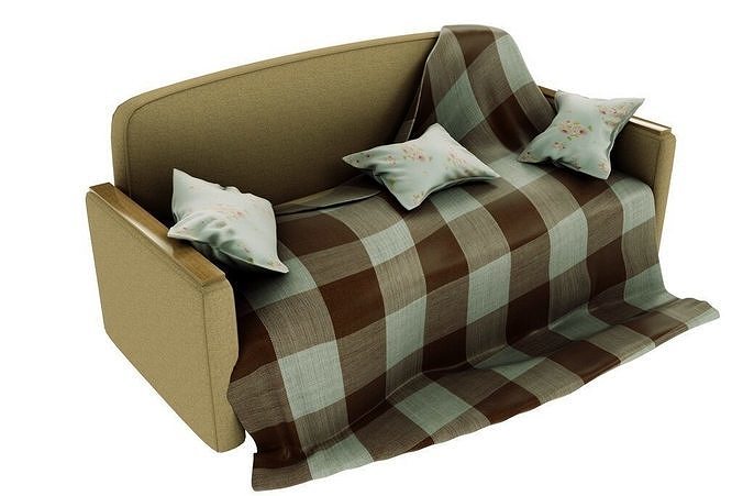 Sofa Retro 3D model