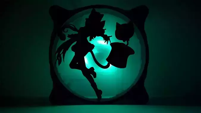 Genshin Impact Lynette PC fan cover  3D print model