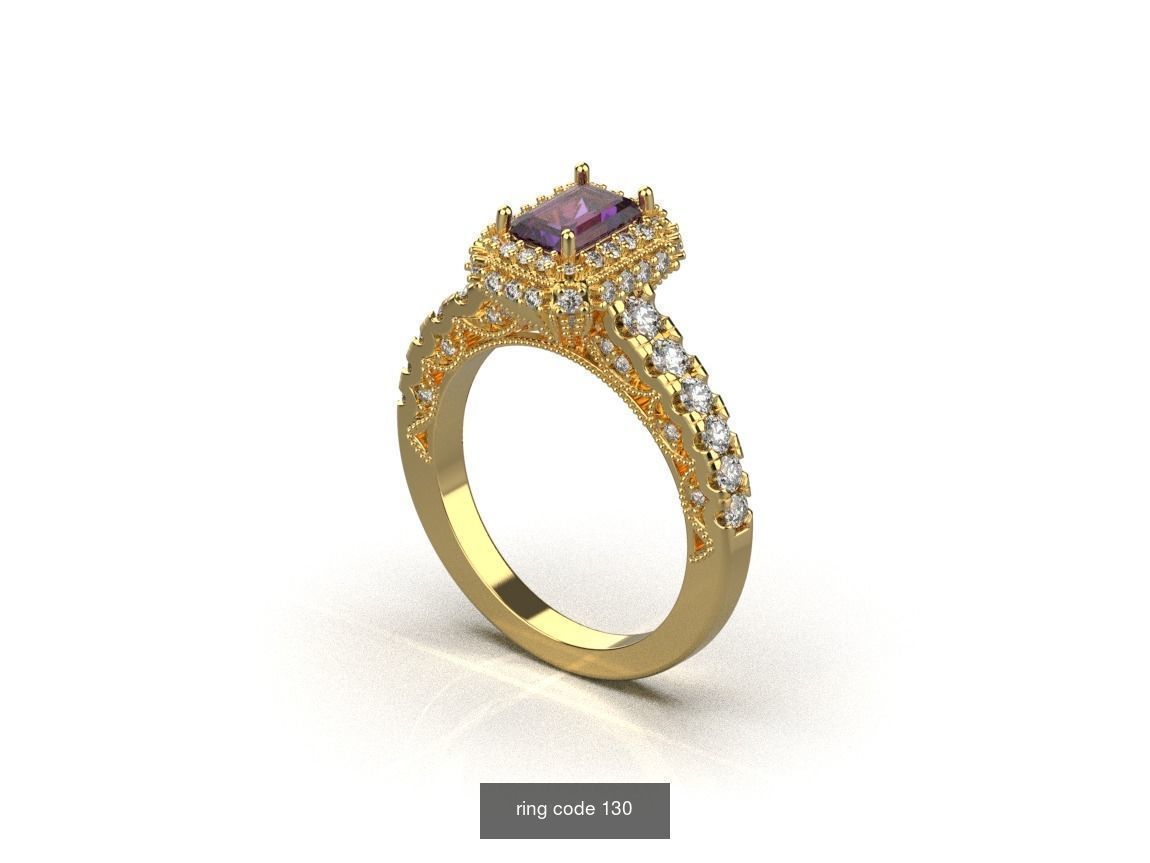 134 womens ring 3D Model Collection_37