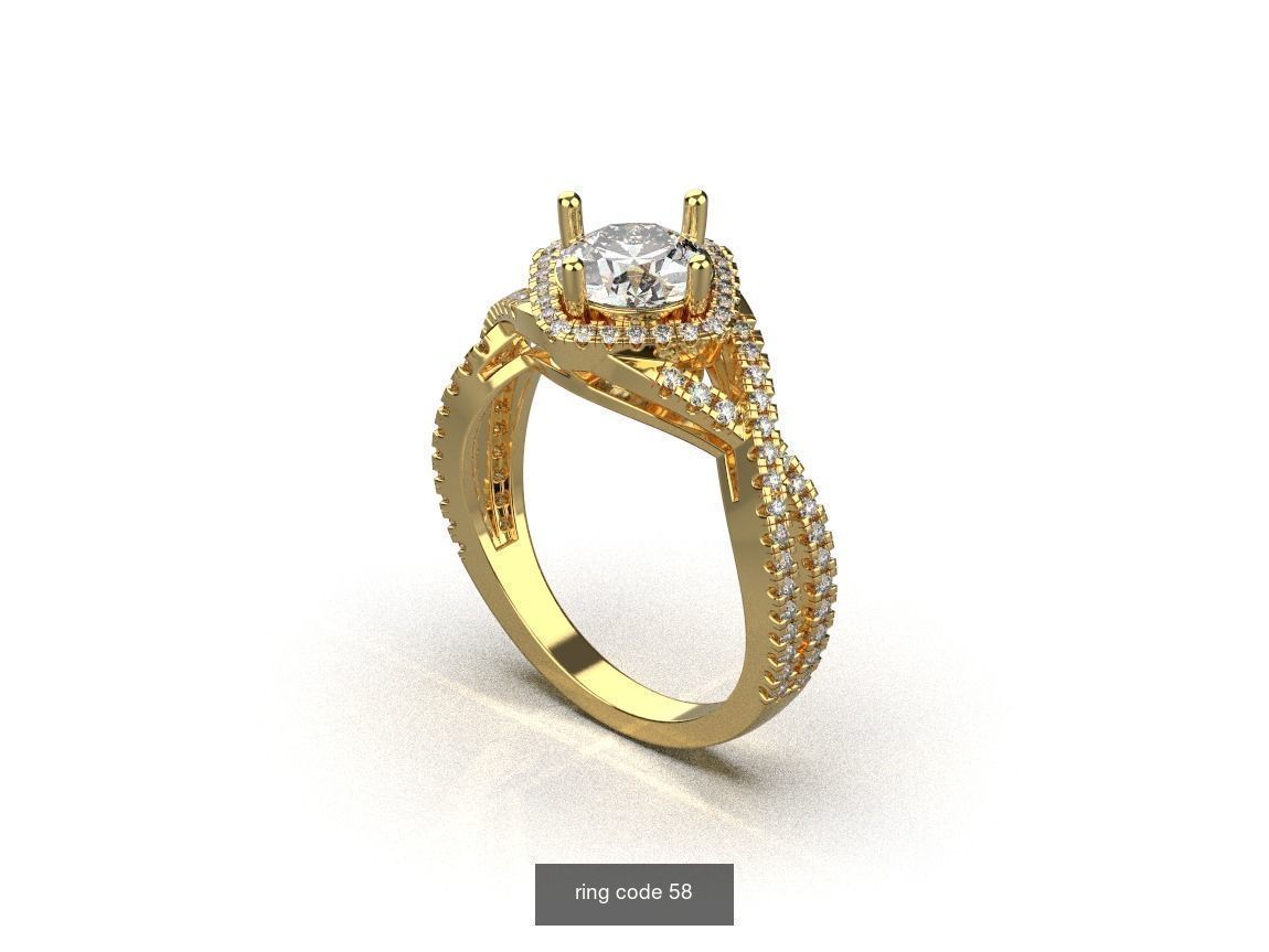 134 womens ring 3D Model Collection_118