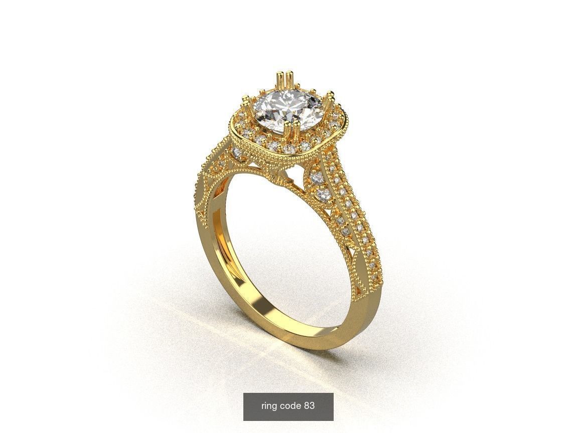 134 womens ring 3D Model Collection_76