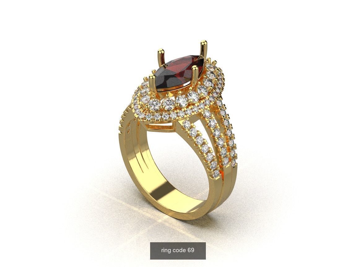 134 womens ring 3D Model Collection_106