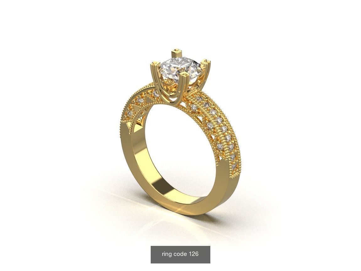 134 womens ring 3D Model Collection_43