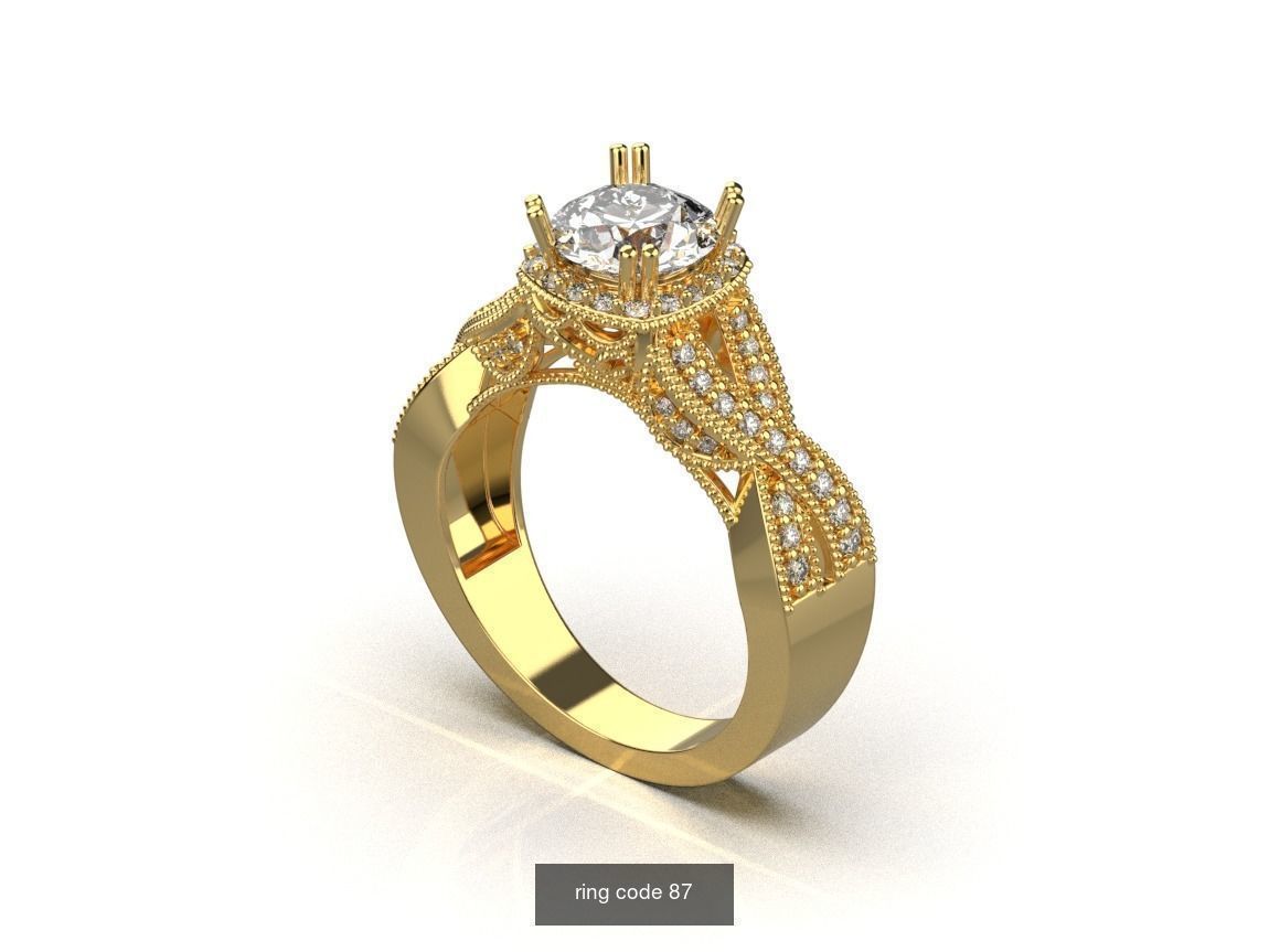134 womens ring 3D Model Collection_68