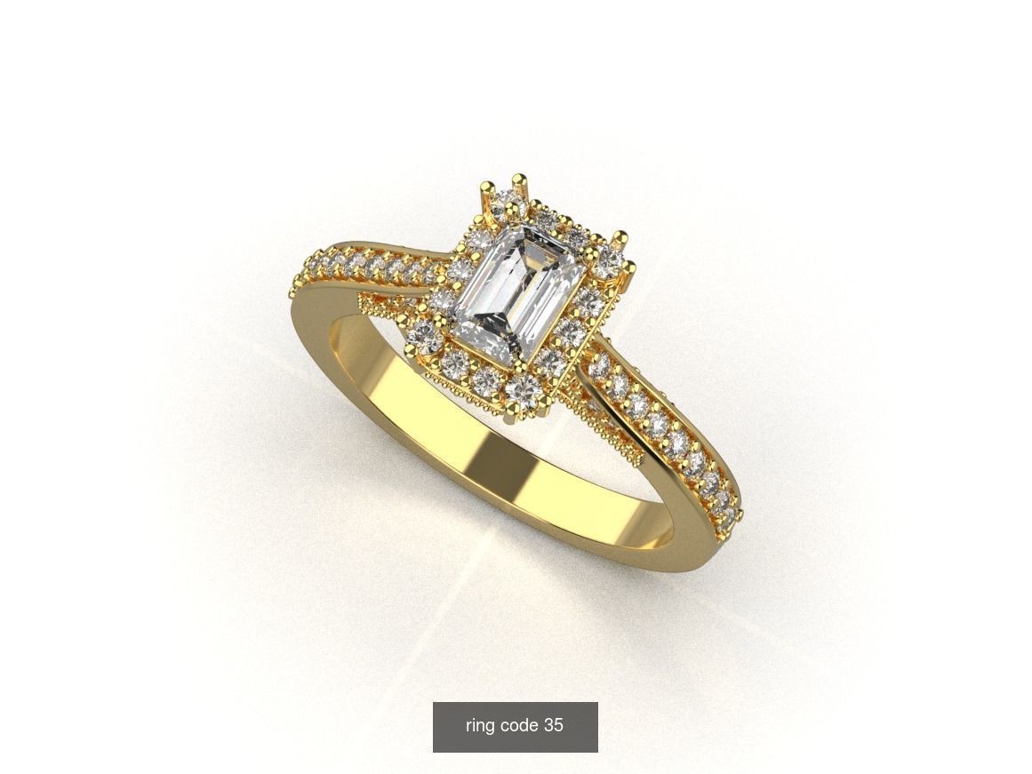 134 womens ring 3D Model Collection_143