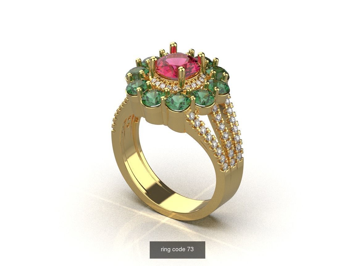 134 womens ring 3D Model Collection_98