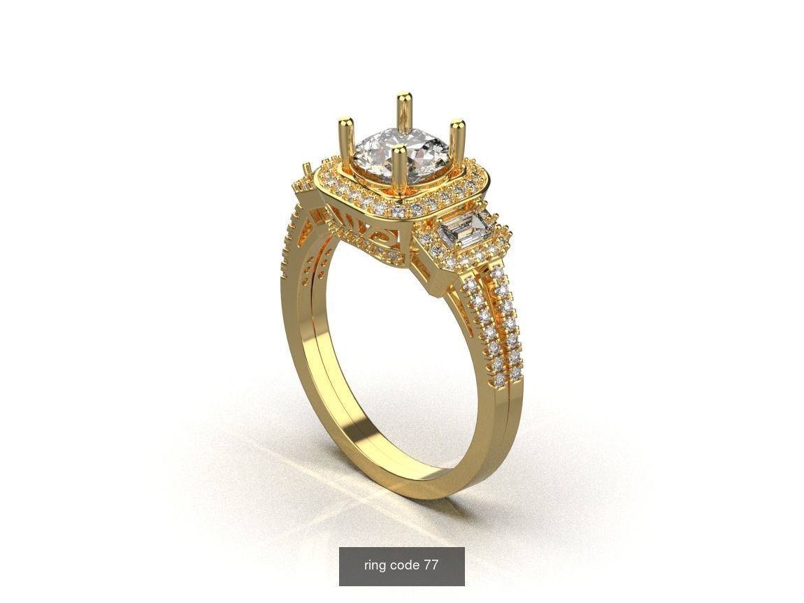 134 womens ring 3D Model Collection_90
