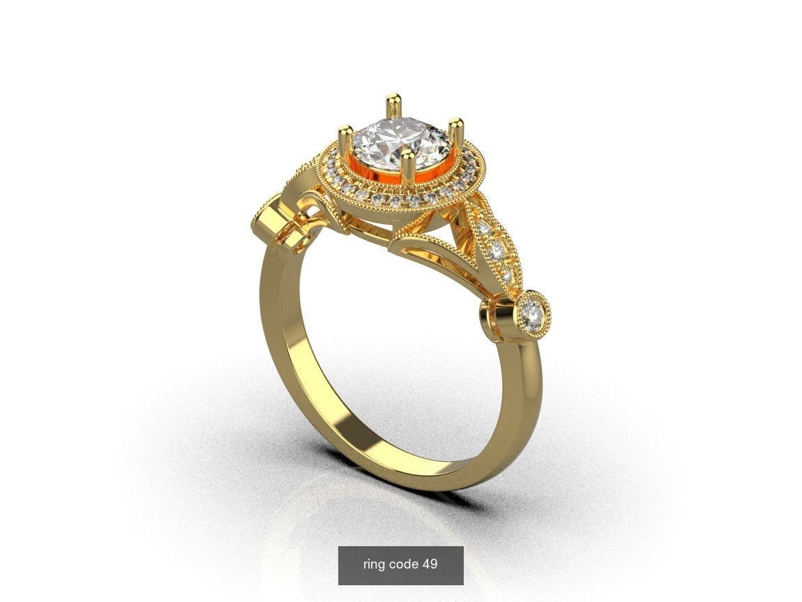 134 womens ring 3D Model Collection_128