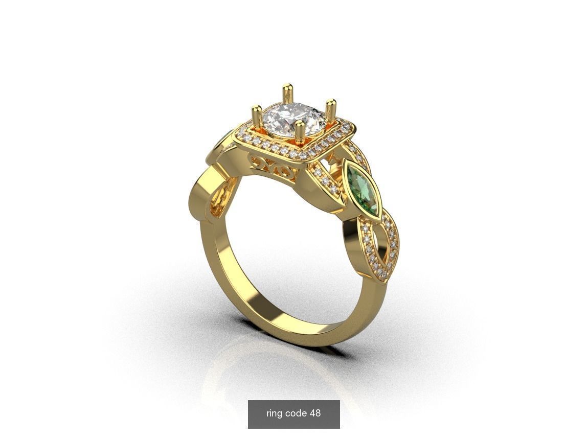 134 womens ring 3D Model Collection_129