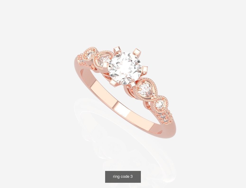 134 womens ring 3D Model Collection_149