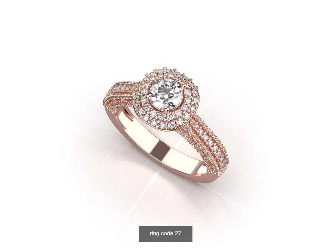 134 womens ring 3D Model Collection_152