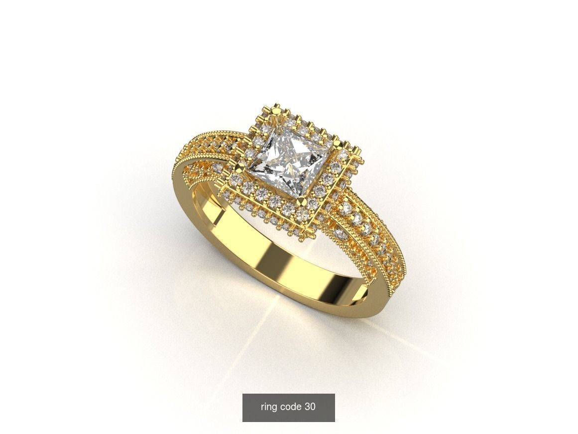 134 womens ring 3D Model Collection_148