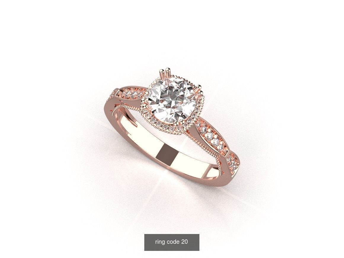 134 womens ring 3D Model Collection_159