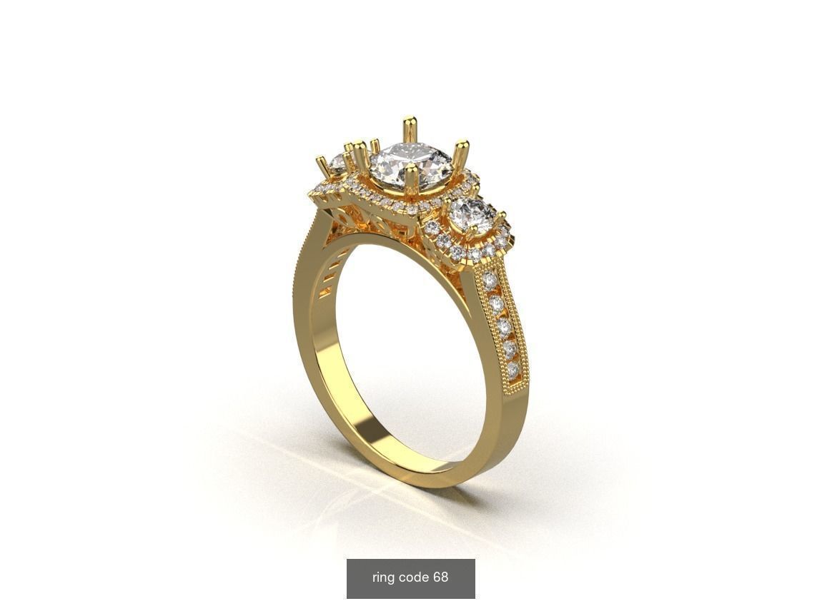 134 womens ring 3D Model Collection_107