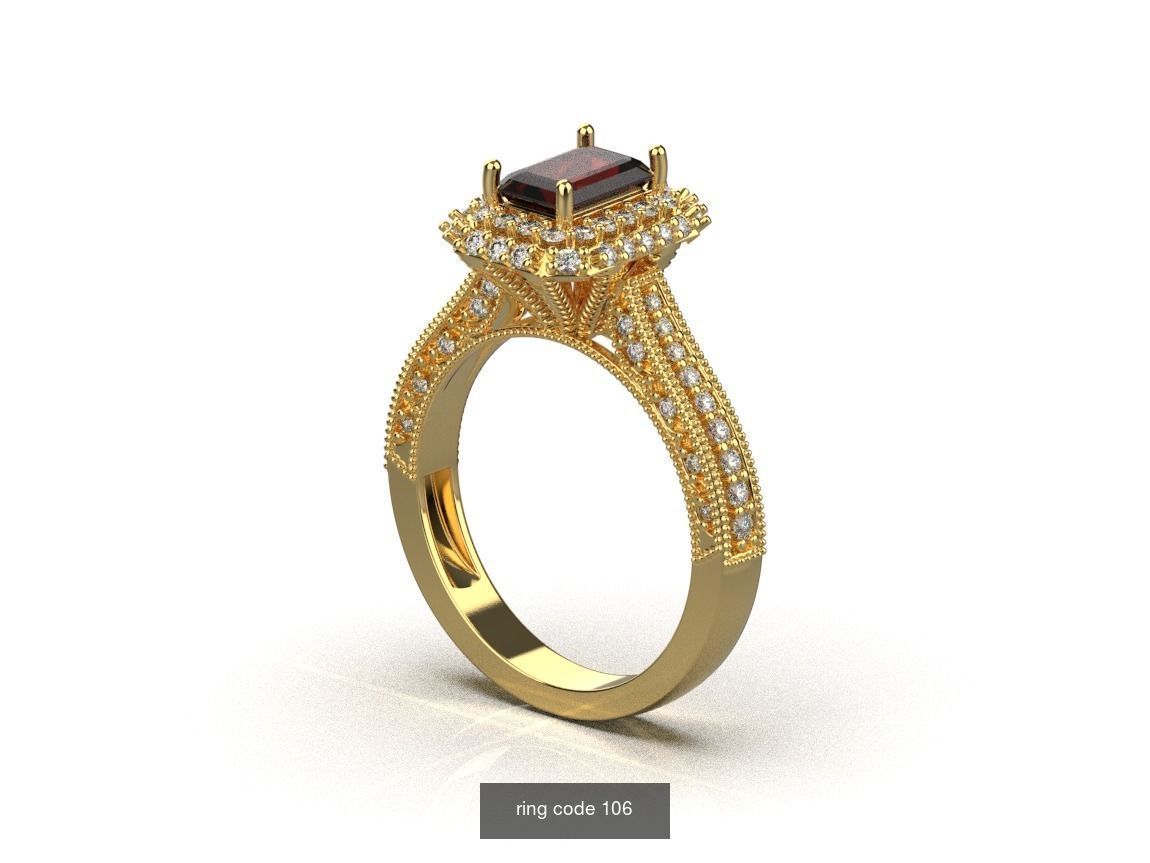 134 womens ring 3D Model Collection_87